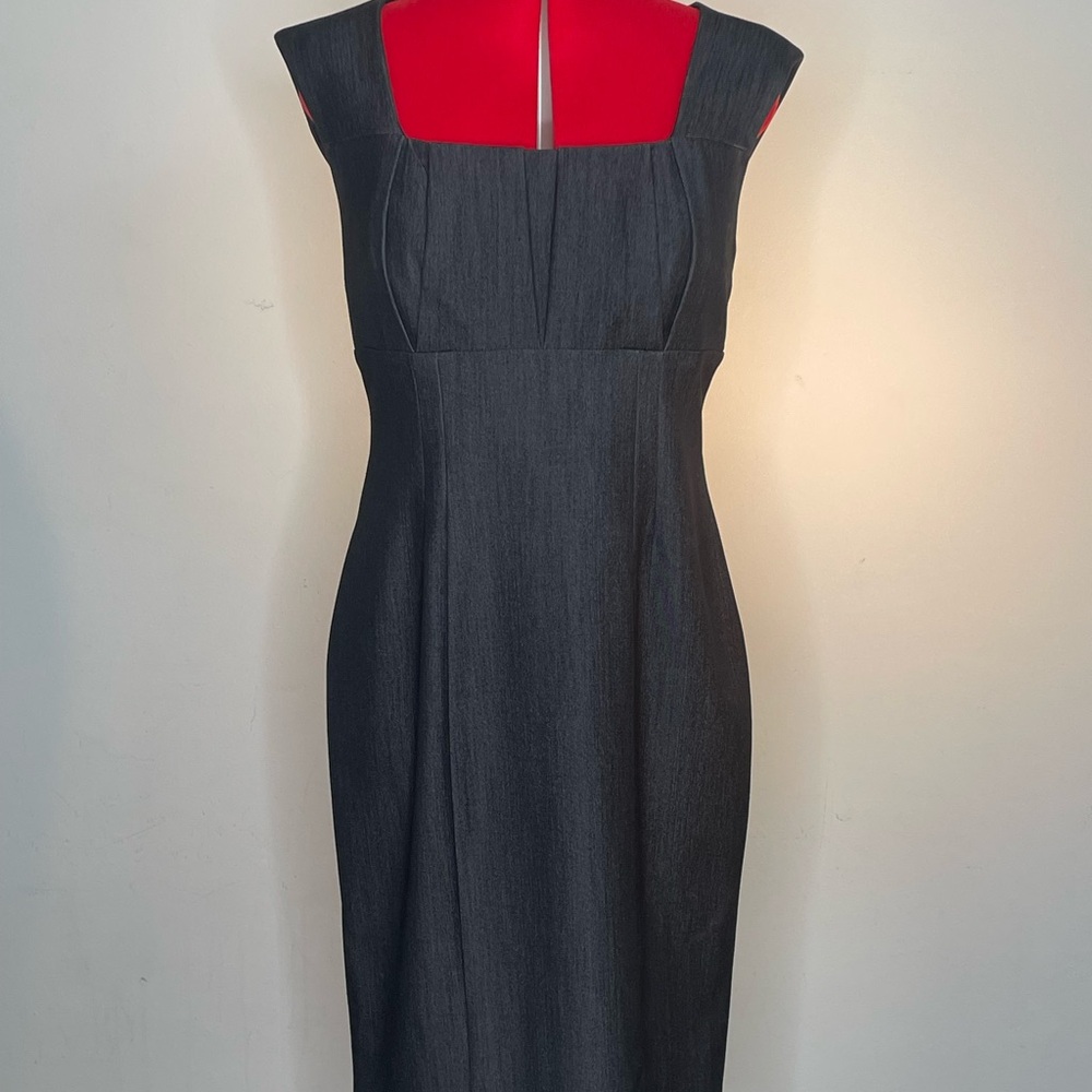 Calvin Klein Charcoal Midi Dress